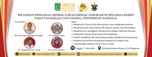 Read more about the article FBS Fasilitasi Dosen Dalam Publikasi Jurnal Scopus Melalui Pelatihan